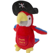 Load image into Gallery viewer, Jack the Pirate Parrot Tooth Fairy Plush