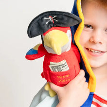 Load image into Gallery viewer, Jack the Pirate Parrot Tooth Fairy Plush