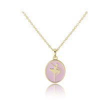 Load image into Gallery viewer, Gold-Plated Ballerina Oval Necklace