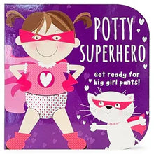 Load image into Gallery viewer, Potty Superhero Girl