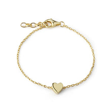 Load image into Gallery viewer, Rachel Gold-Plated Heart Bracelet