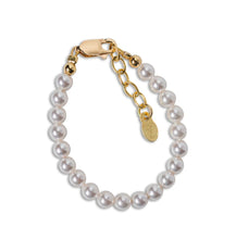 Load image into Gallery viewer, Audrey 14K Gold Plated Pearl Bracelet