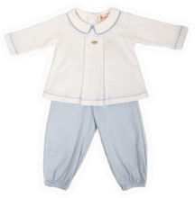 Load image into Gallery viewer, L/S Alligator Emb Bloomer Pant Set