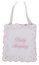 Load image into Gallery viewer, Hanging Linen Baby Sleeping Pillow
