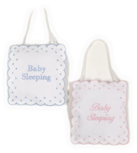 Load image into Gallery viewer, Hanging Linen Baby Sleeping Pillow