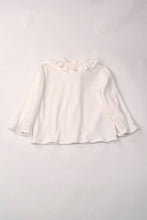 Load image into Gallery viewer, L/S Ruffle Collar Blouse