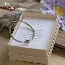 Load image into Gallery viewer, Teen Prayer Bracelet - Aqua