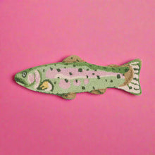 Load image into Gallery viewer, Shaped Trout Hook Pillow
