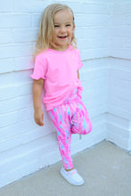 Load image into Gallery viewer, S/S Lettuce Edge Top, Pink