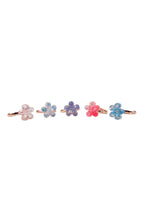 Load image into Gallery viewer, Boutique Shimmer Flower Rings