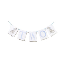 Load image into Gallery viewer, "TWO" Birthday Banner- Airplane/Puppy