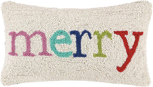 Multicolor Merry Hook Pillow