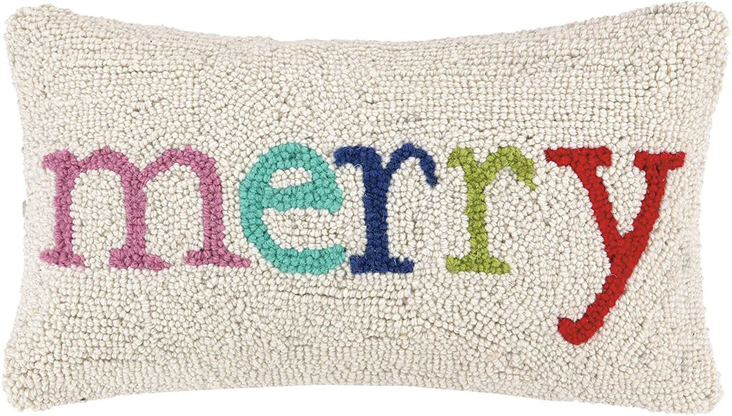 Multicolor Merry Hook Pillow