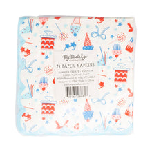 Load image into Gallery viewer, Summertime Pattern Cocktail Napkins
