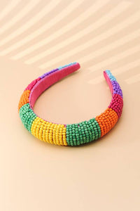 Seed Beaded Headband