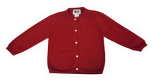 Load image into Gallery viewer, Red Cardigan Sweater
