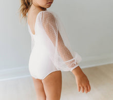 Load image into Gallery viewer, Mesh Long Sleeve Leotard - Pink Bliss
