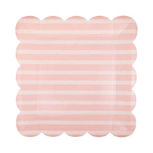 Load image into Gallery viewer, Pink Tonal Striped Plates
