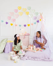 Load image into Gallery viewer, Striped Hearts Plate Set
