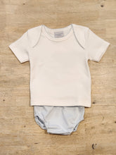 Load image into Gallery viewer, Pima Diaper Set w/ Lap Shoulder Top
