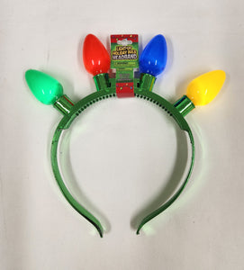 Big Bulb Christmas Headband