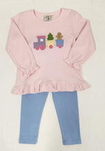 Load image into Gallery viewer, X-Mas Train Applique Legging Set
