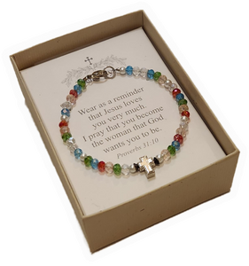 Multicolor Teen Prayer Bracelet