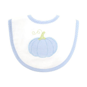 Pumpkin Applique Medium Bibs