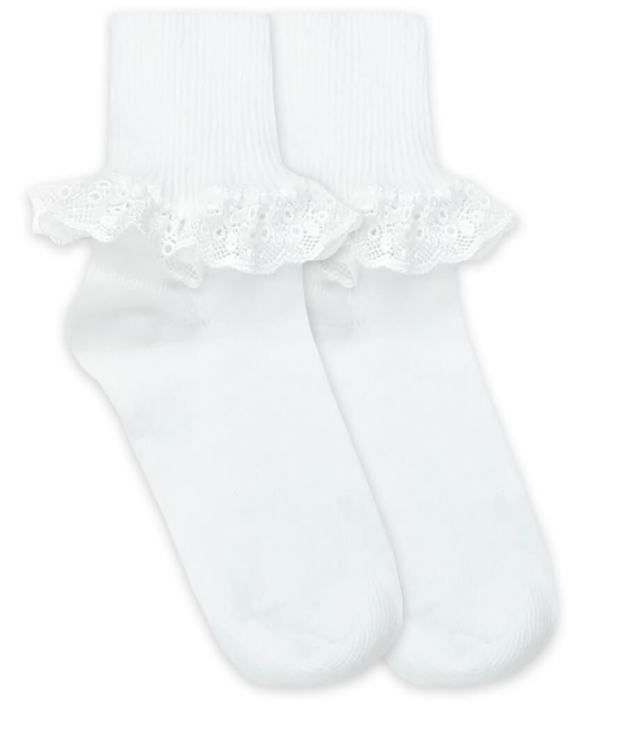 White Lace Sock