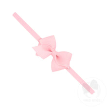 Load image into Gallery viewer, Wee Grosgrain Bow on Elastic
