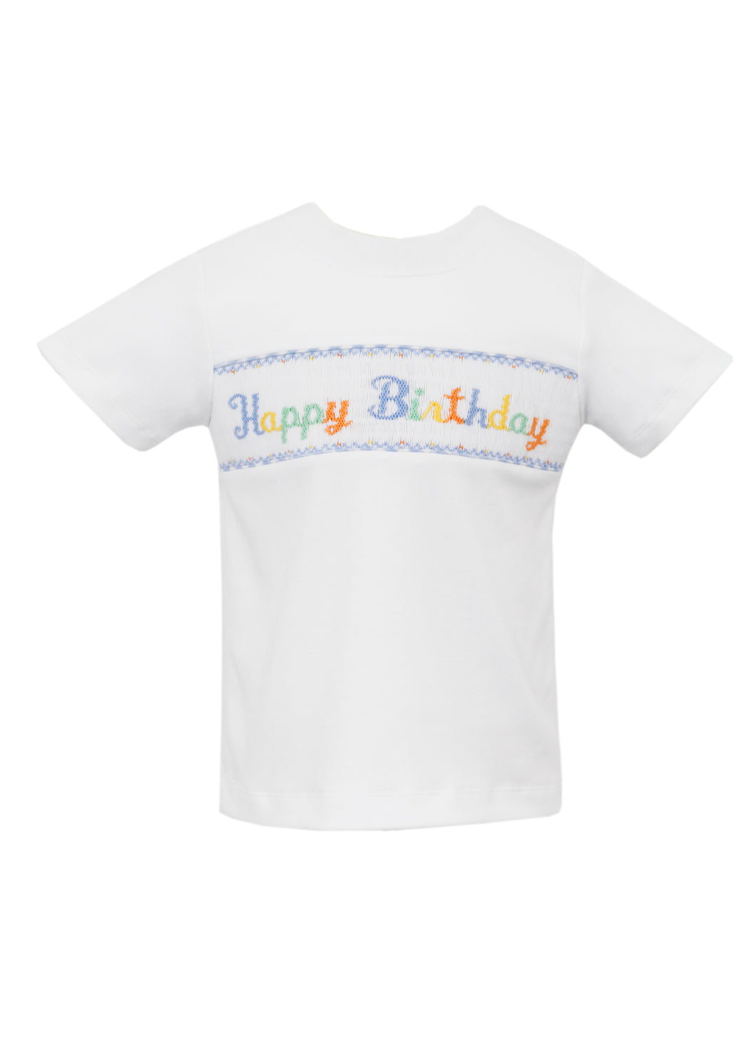 Smocked Happy Birthday T-Shirt