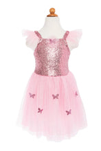 Load image into Gallery viewer, Pink Sequins Butterfly Dress &amp; Wings
