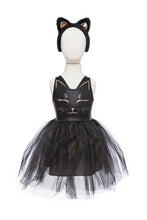 Load image into Gallery viewer, Black Cat Dress &amp; Headpiece
