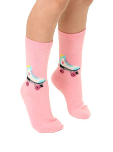 3D Packaged Crew Socks - Roller Skate