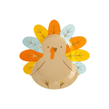 Load image into Gallery viewer, Harvest Turkey Shaped Plate

