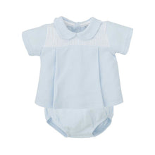 Load image into Gallery viewer, Striped Yoke Diaper Set
