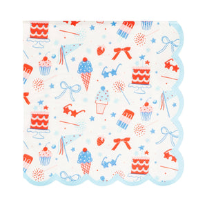 Summertime Pattern Cocktail Napkins