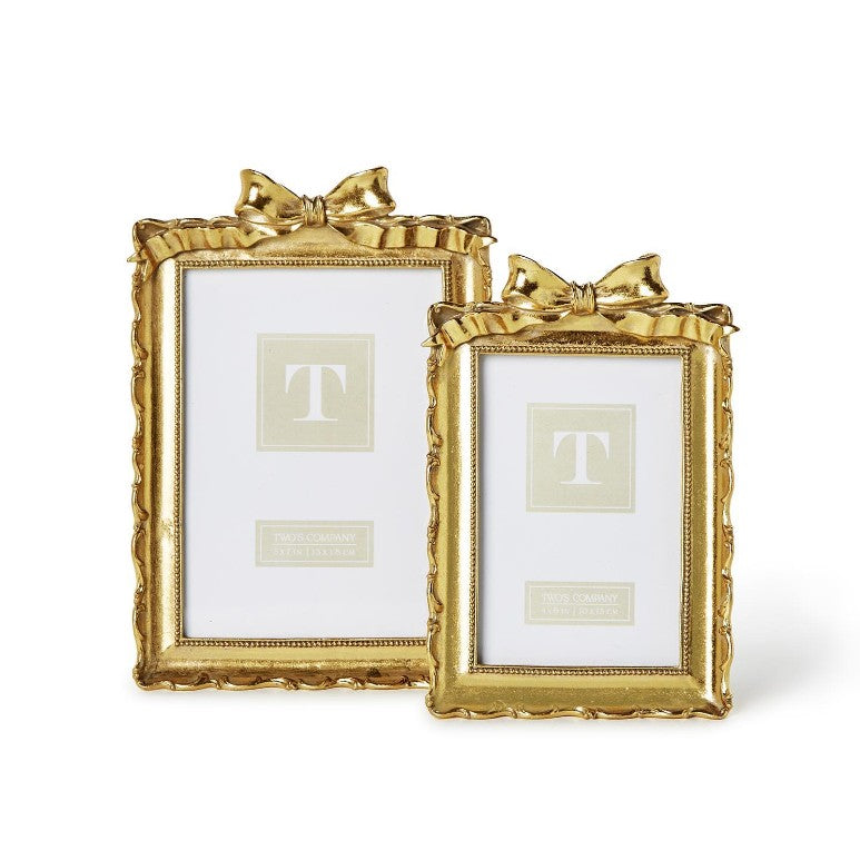 Gold Frame with Accent Bow