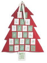 Load image into Gallery viewer, Advent Calendar | Canvas Calendar |  Christmas Holiday Decor
