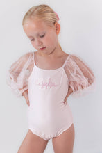 Load image into Gallery viewer, Mesh Long Sleeve Leotard - Pink Bliss

