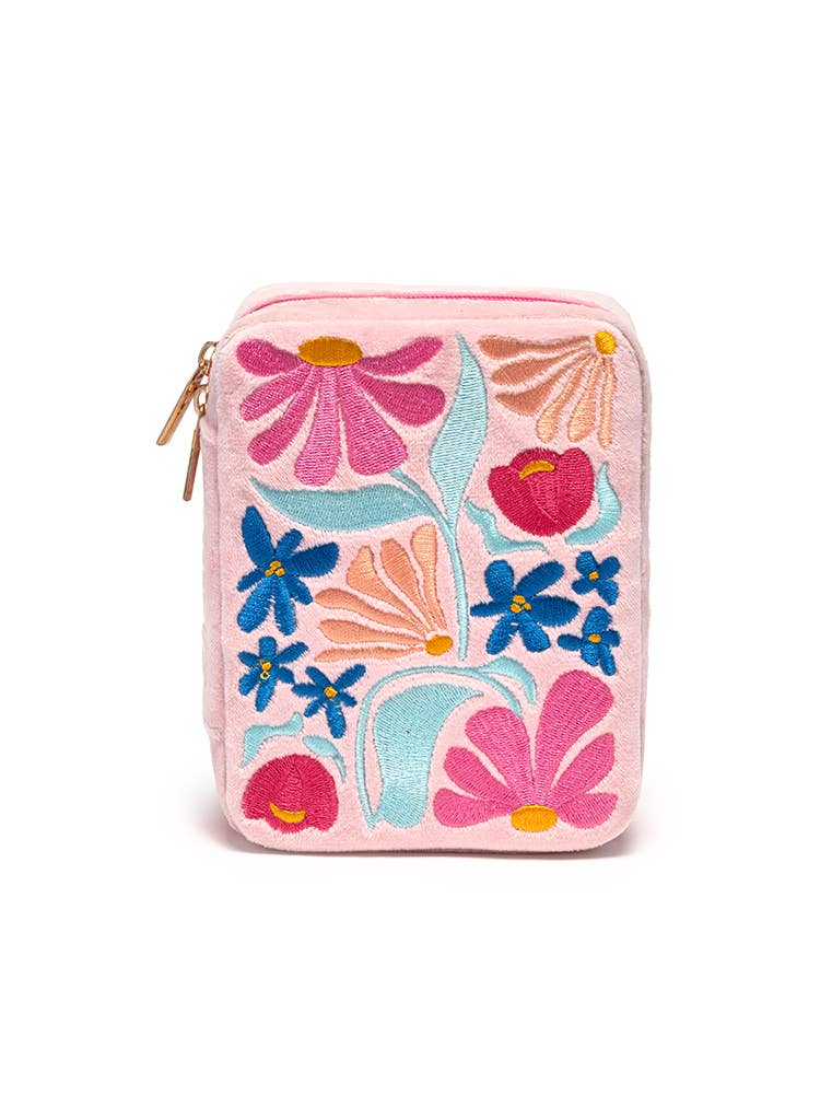 Velvet Jewelry Zip Case/Organizer