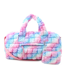 Load image into Gallery viewer, Quilted Scrunchies Large Duffle Bag
