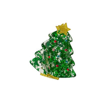 Load image into Gallery viewer, Jolly Christmas Tree Claw Clip
