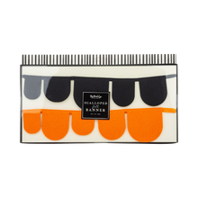 Load image into Gallery viewer, Orange &amp; Black Scalloped Felt Banner Set
