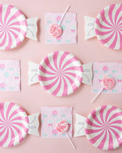 Load image into Gallery viewer, Spiral Candy Shaped Plate Set
