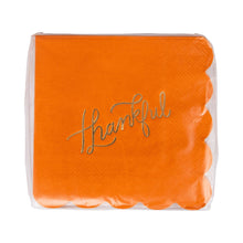 Load image into Gallery viewer, Foil Thankful Cocktail Napkin Set
