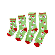 Load image into Gallery viewer, Whimsy Santa Scatter Santa Socks

