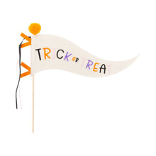 Load image into Gallery viewer, Trick or Treat Felt Pennant
