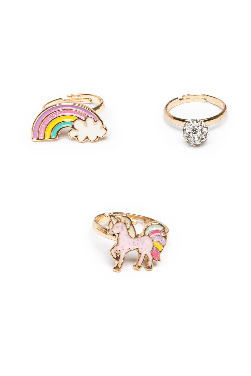 Boutique Unicorn Rainbow Ring Set