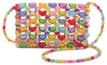 Load image into Gallery viewer, Hearts Beaded Cross Body Bag
